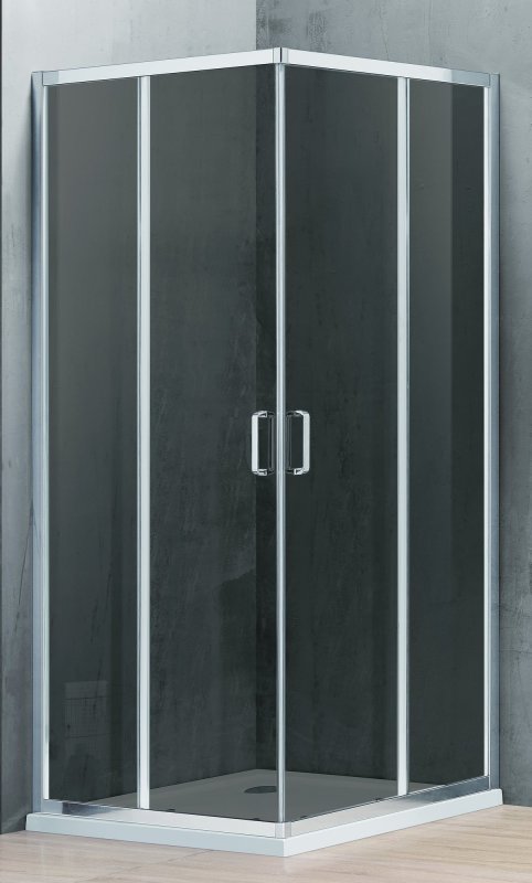 Душевой уголок Adema Glass Line Vierkant 80x80 тонированное стекло (000001400)